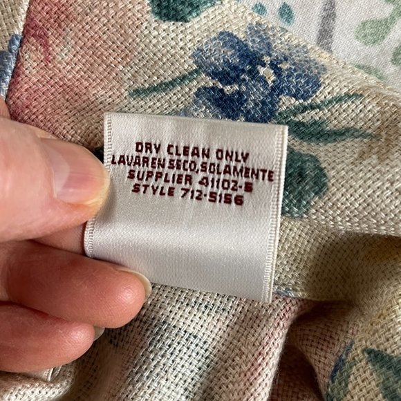 Vintage 90's Worthington Women's Single Button Floral Blazer Linen Blend 2P - Picture 9 of 13